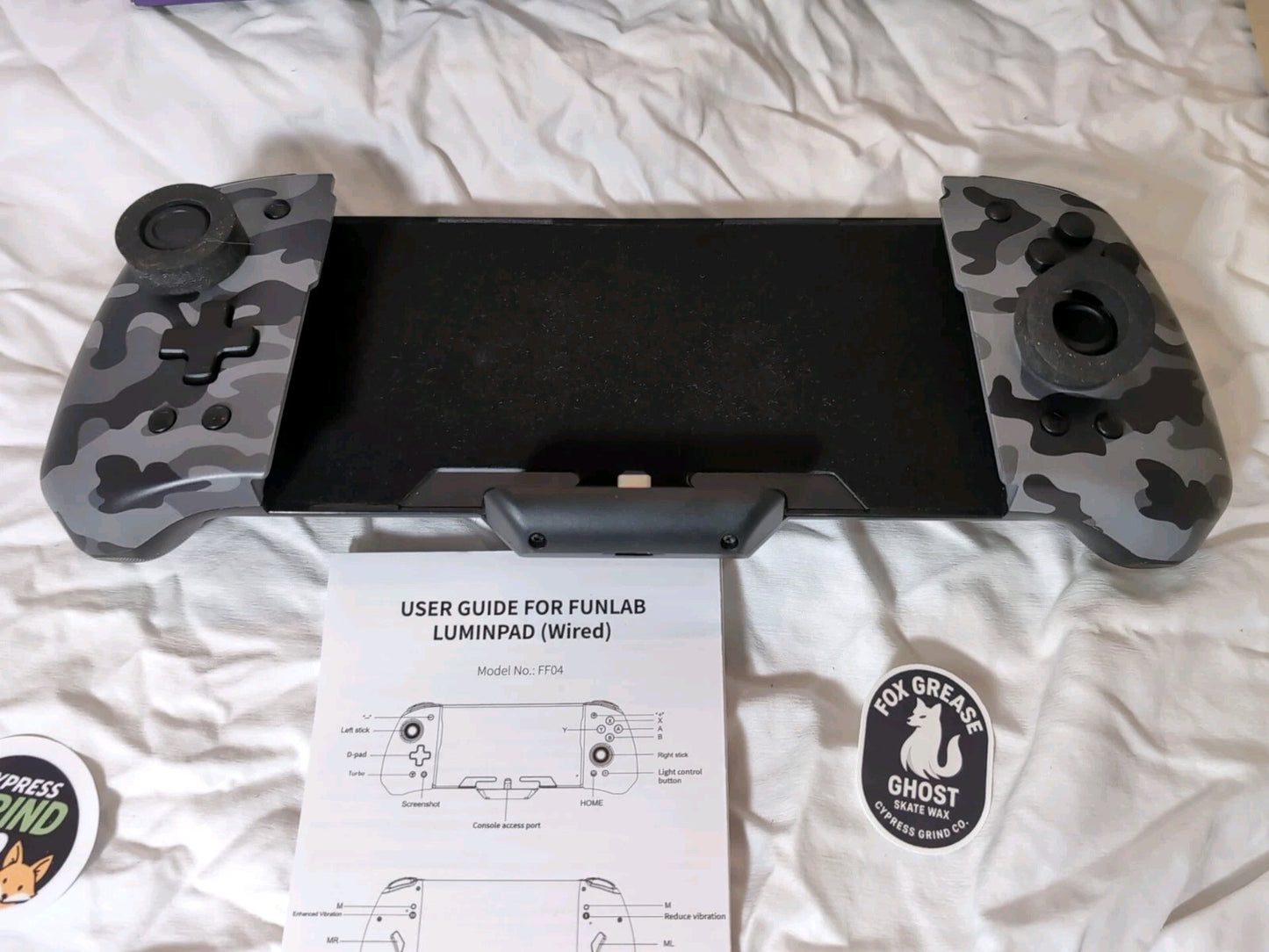 Switch Controller Pro for Nintendo/OLED Ergonomic Luminpad w/ Turbo Mapping CAMO