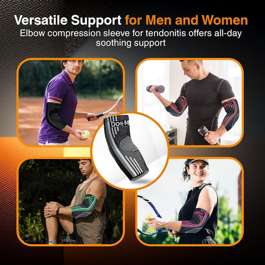 Doc Miller - Compression Elbow Brace - Small - Grey