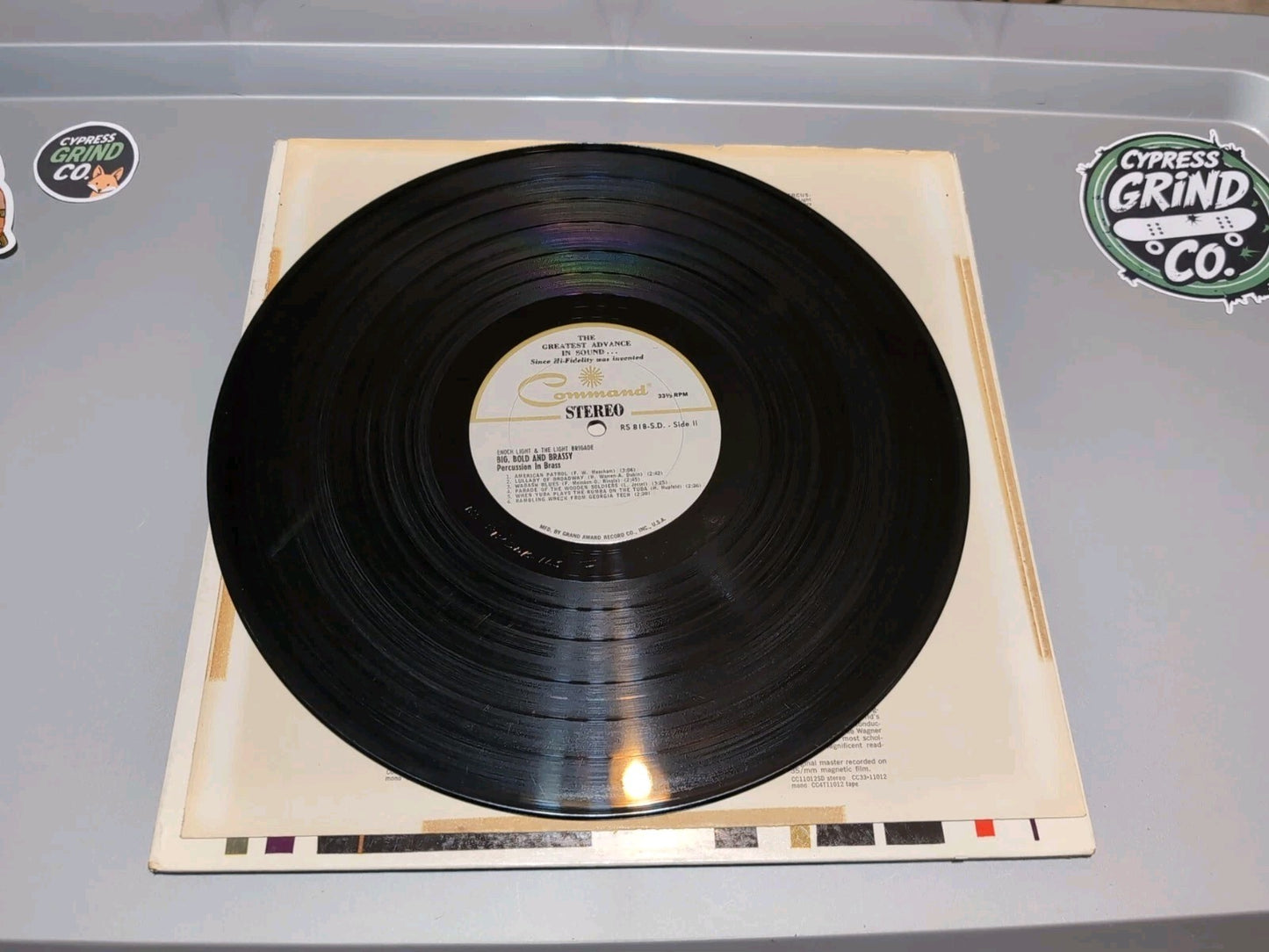 ENOCH LIGHT & THE LIGHT BRIGADE Big Bold And Brassy LP 1960 Percussion In Brass