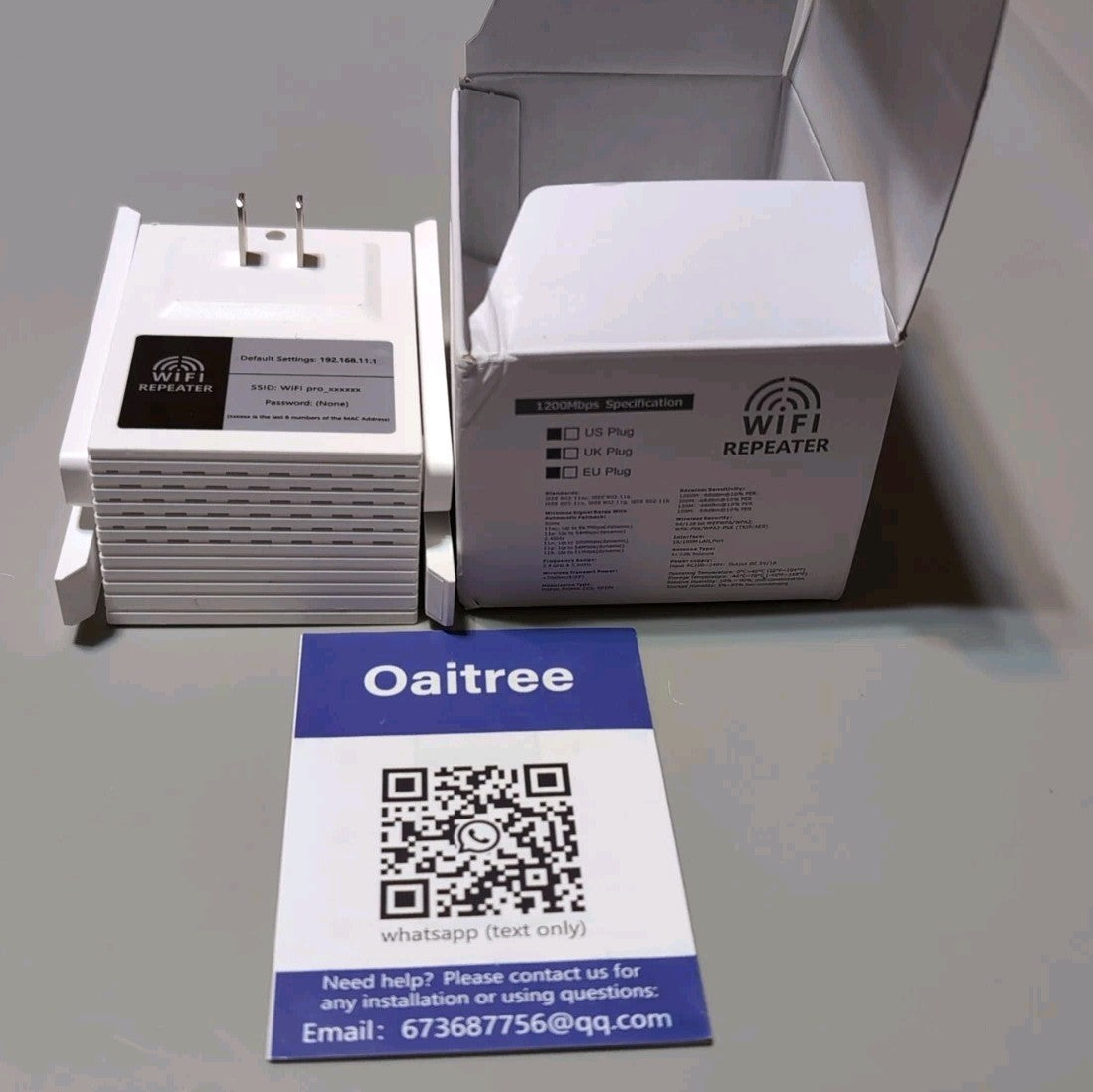 2025 WiFi Extender Signal Booster, WiFi Extender 5GHz/2.4GHz 1200Mbps WiFi Range
