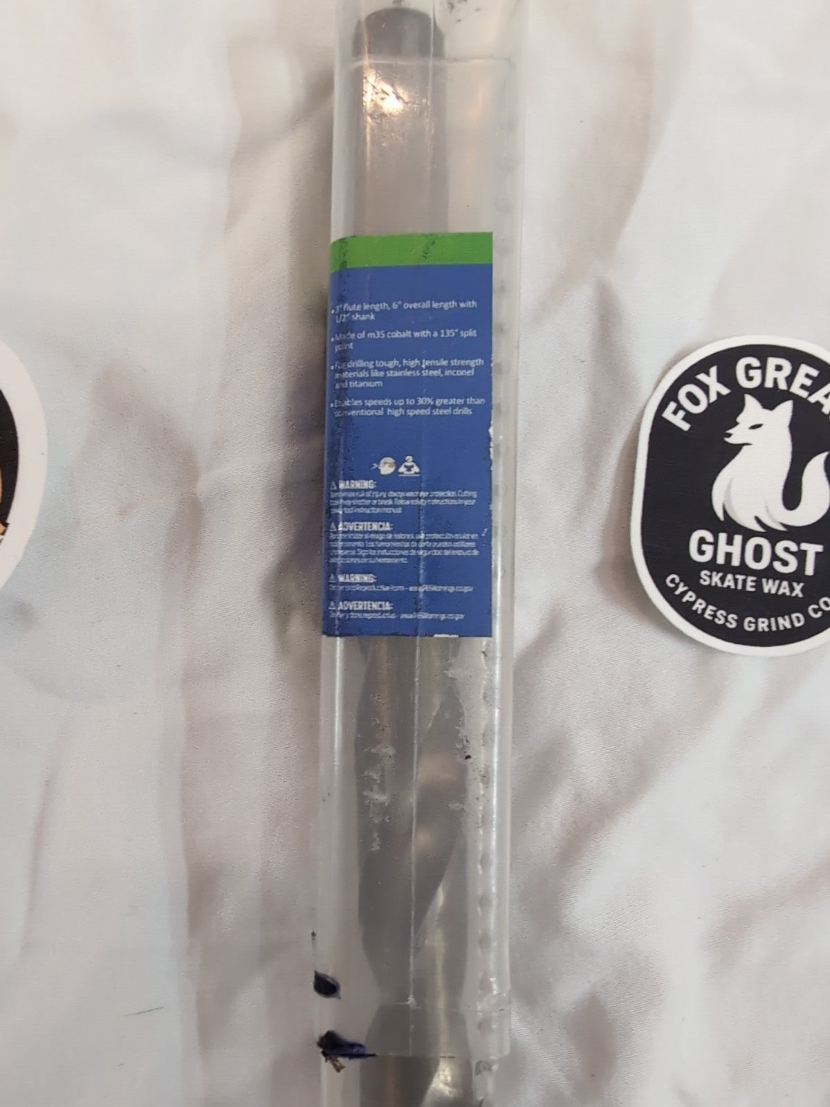 37/64 Reduced Shank Cobalt Drill Bit 1/2 Shank