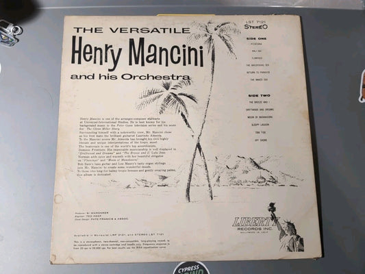 Henry Mancini And His Orchestra 1959 The Versatile Henry Mancini & His Orchestra