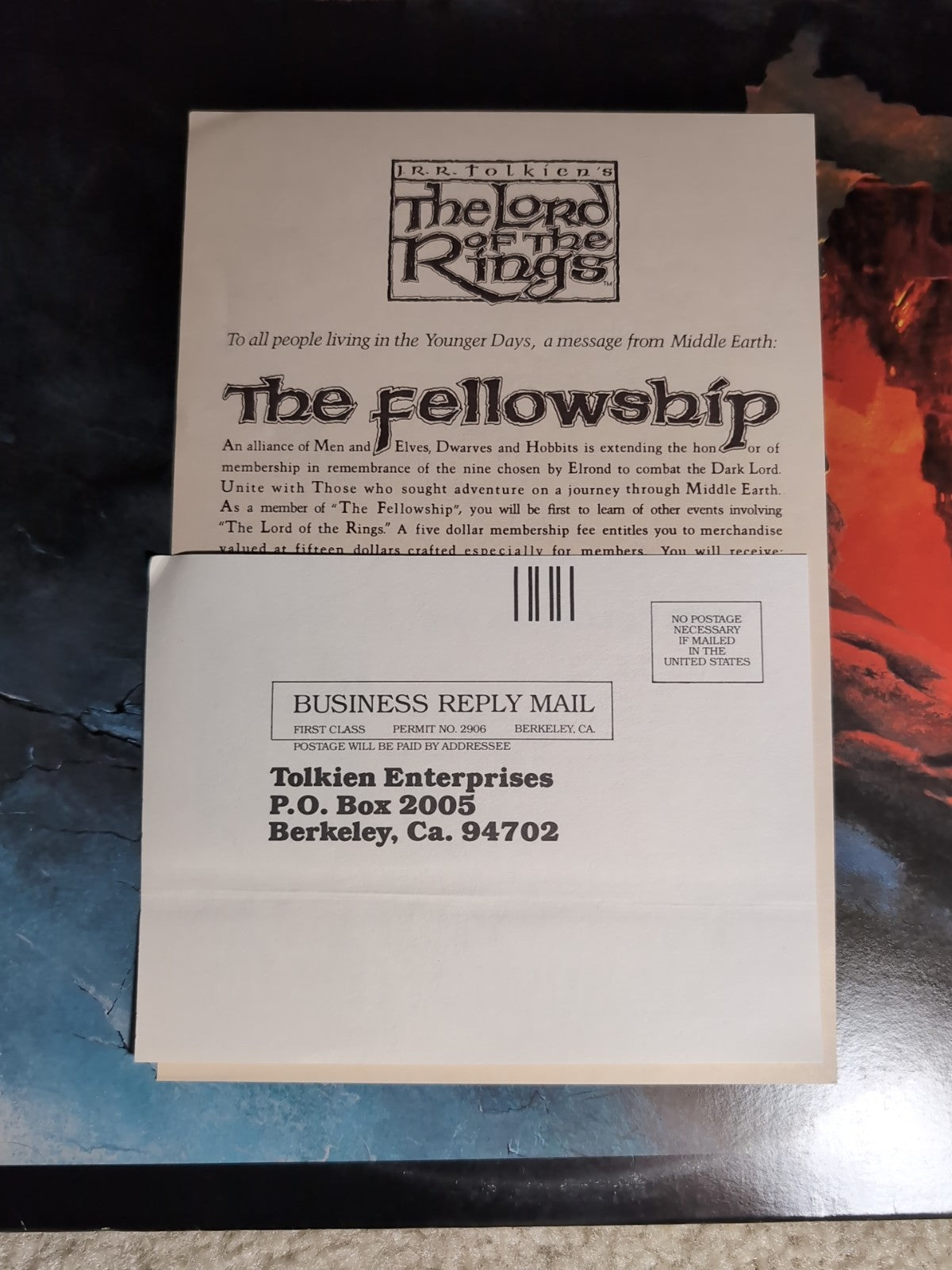 1978 Lord Of The Rings Motion Picture Soundtrack Two Record Vinyl Set LOR-1