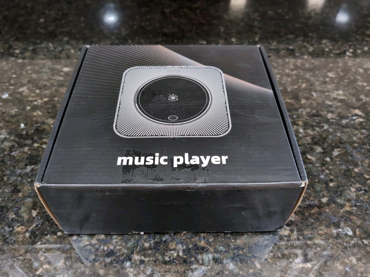 CD Player Portable Bluetooth Desktop for Home - FM Radio/USB/AUX - White - New