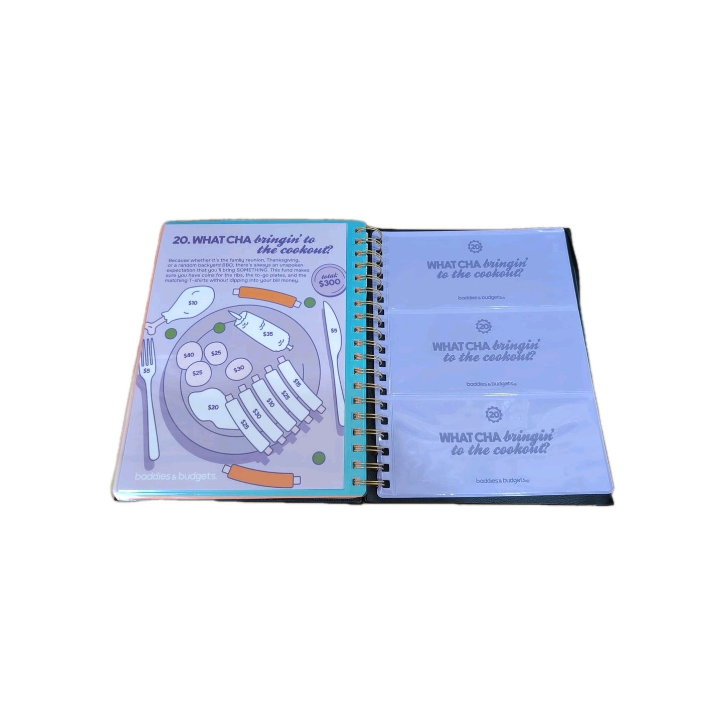 Funny Budget Savings Planner – Adulting w/ Less Crying - Baddies & Budjets NEW
