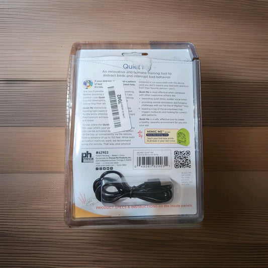 Prevue Pet Products Quiet Me Flashing Light Bird Training Tool Open Box Unused