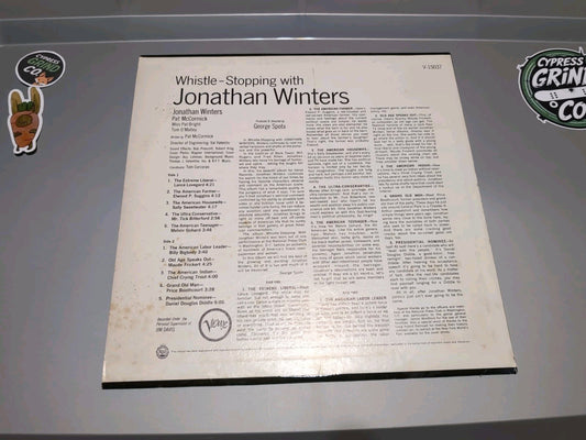 Jonathan Winters Original Mono Lp - Whistle Stopping - Verve Records - 1964