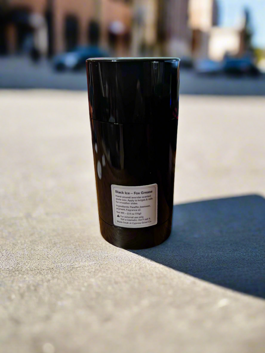 Skate Wax Fox Grease  Back of product