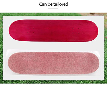 Clear Skateboard Grip Tape, Waterproof, Anti Slip, Bubble Free, Transparent Griptape 11" x 50"