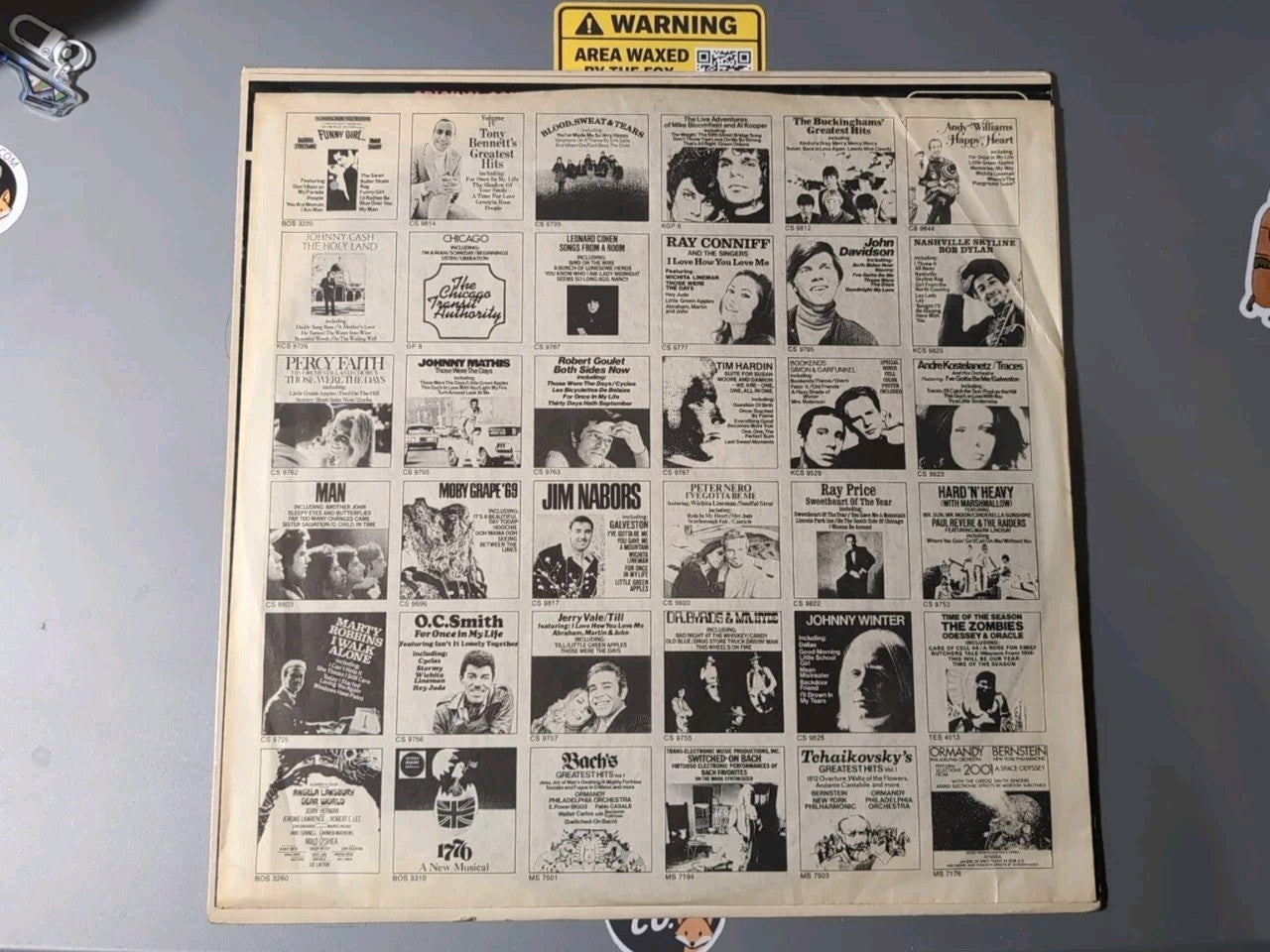 Vintage LP United Artists "Great Motion Picture Themes" UAL 3122 Good Condition