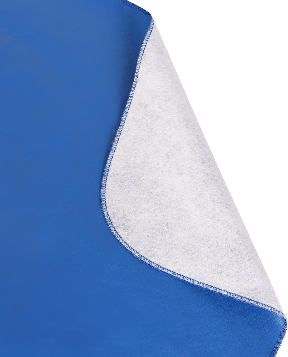 Yourtablecloth Heavy Duty Vinyl Fitted Tablecloth (Table Cover) White 54" Round
