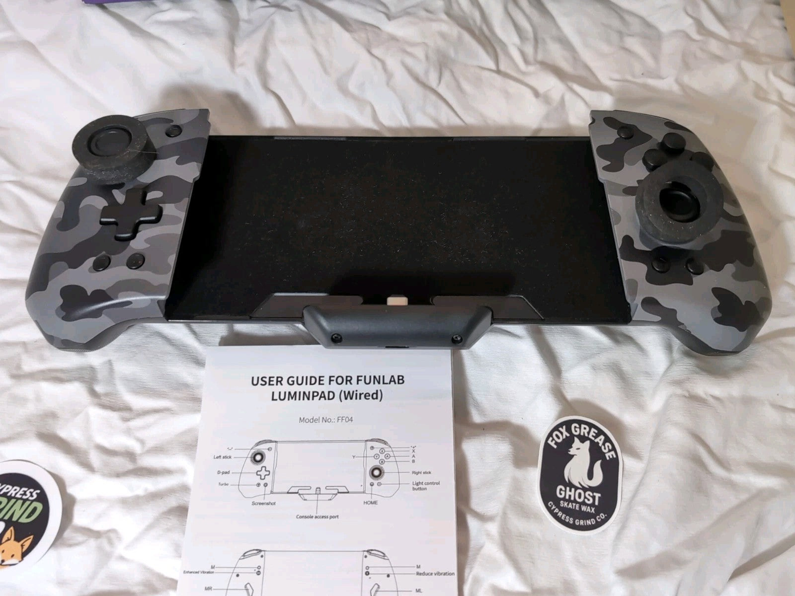 Switch Controller Pro for Nintendo/OLED Ergonomic Luminpad w/ Turbo Mapping CAMO