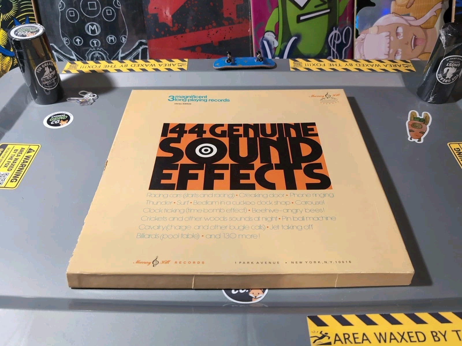 144 GENUINE SOUND EFFECTS 3 LP BOX SET Murray Hill 930625