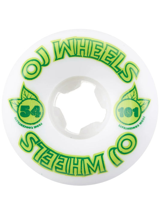 OJ Wheels 54mm 101a From Concentrate Hardline Skateboard Wheels Brand New -Green