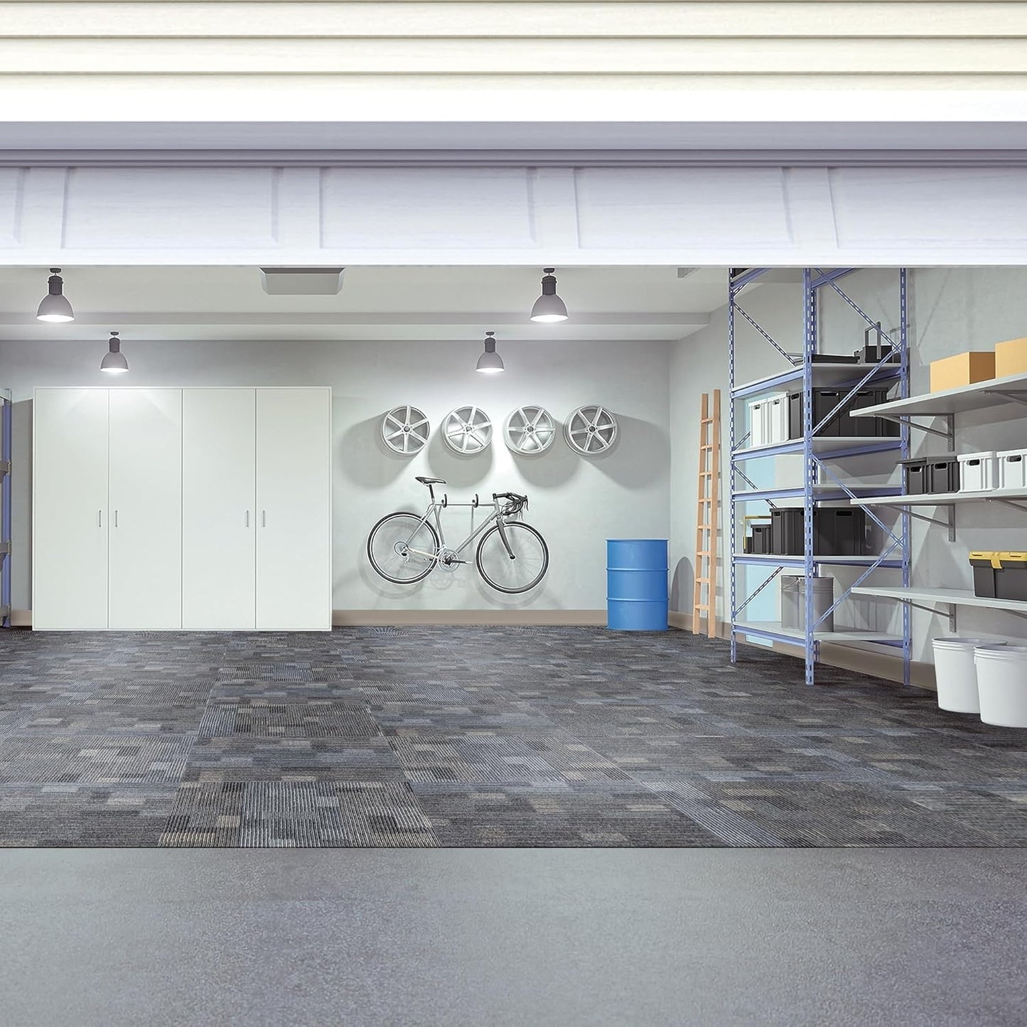 4" x 120' Vinyl Cove Wall Base Trim Roll – Aircraft Carrier Gray PVC Molding