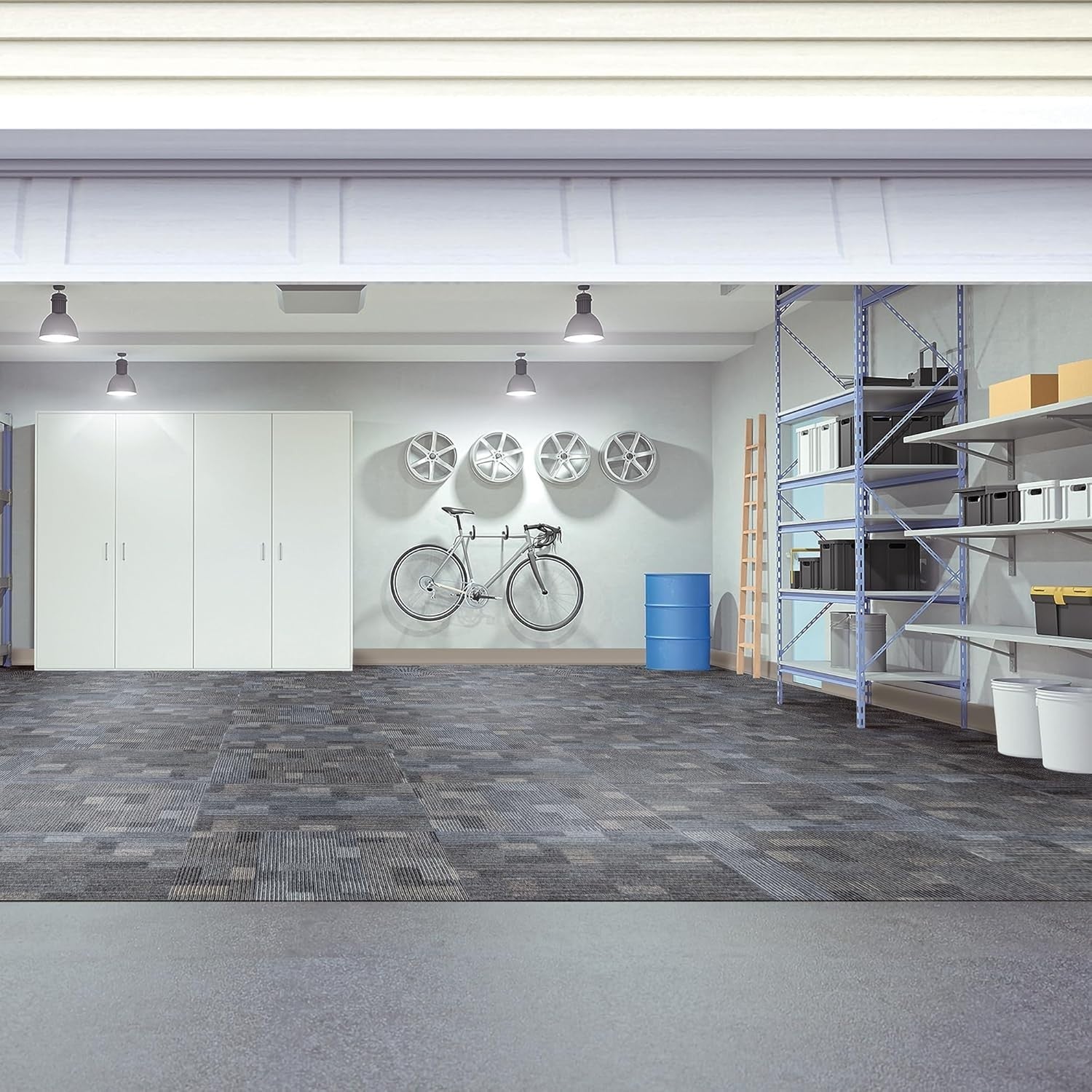 4" x 120' Vinyl Cove Wall Base Trim Roll – Aircraft Carrier Gray PVC Molding