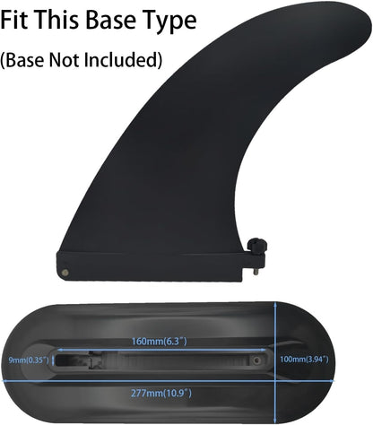 Paddleboard Fin - Easy Install, Screw-in Design, Detachable Sup Fin Replacement