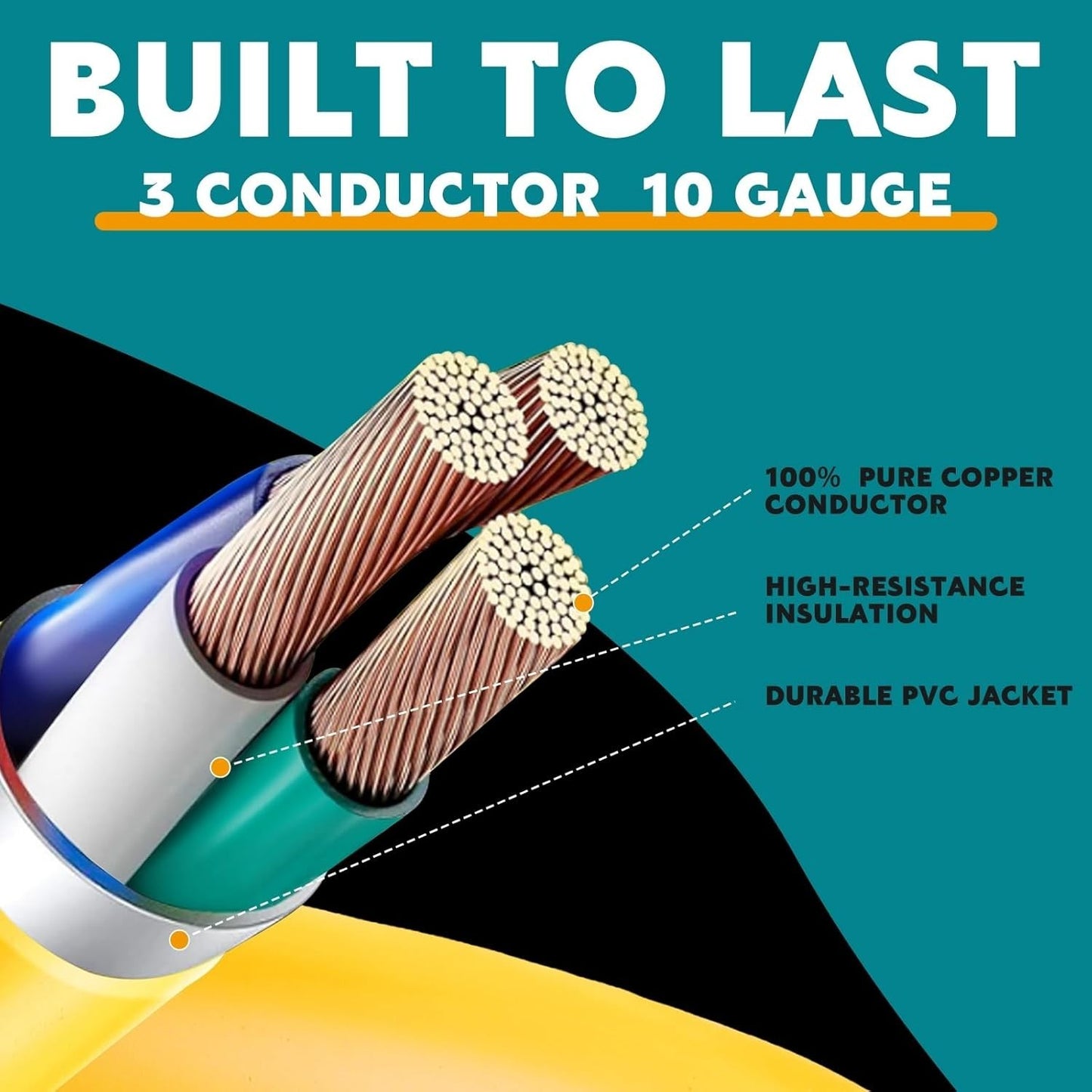 1FT 5-15P to 14-30R Adapter Cord 120V 15A Only – Household Plug to 4-Prong Dryer