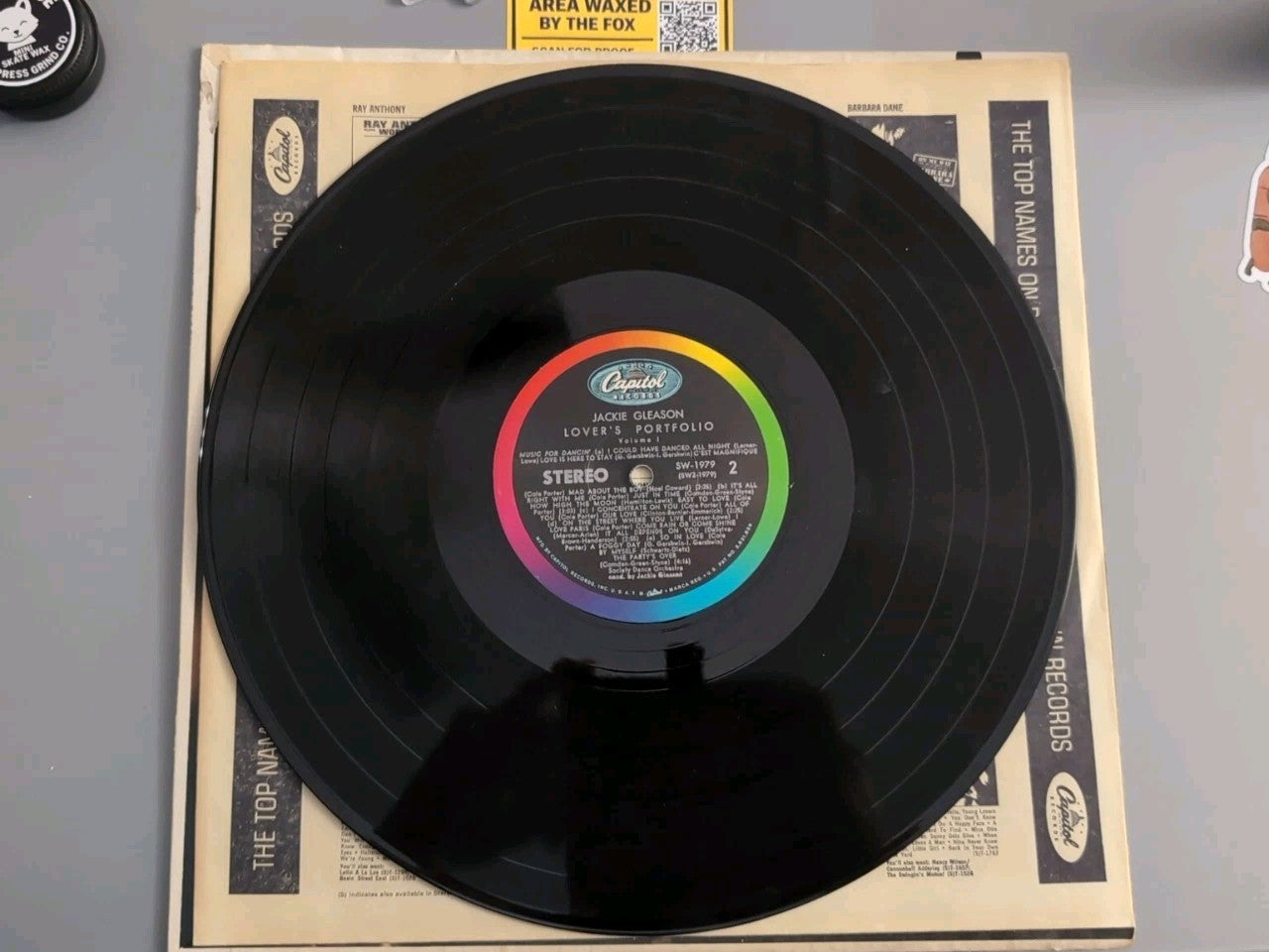 VINYL RECORD LP JACKIE GLEASON LOVER'S PORTFOLIO - VOL. 1 CAPITAL RECORDS SW1979