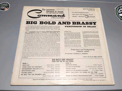 ENOCH LIGHT & THE LIGHT BRIGADE Big Bold And Brassy LP 1960 Percussion In Brass