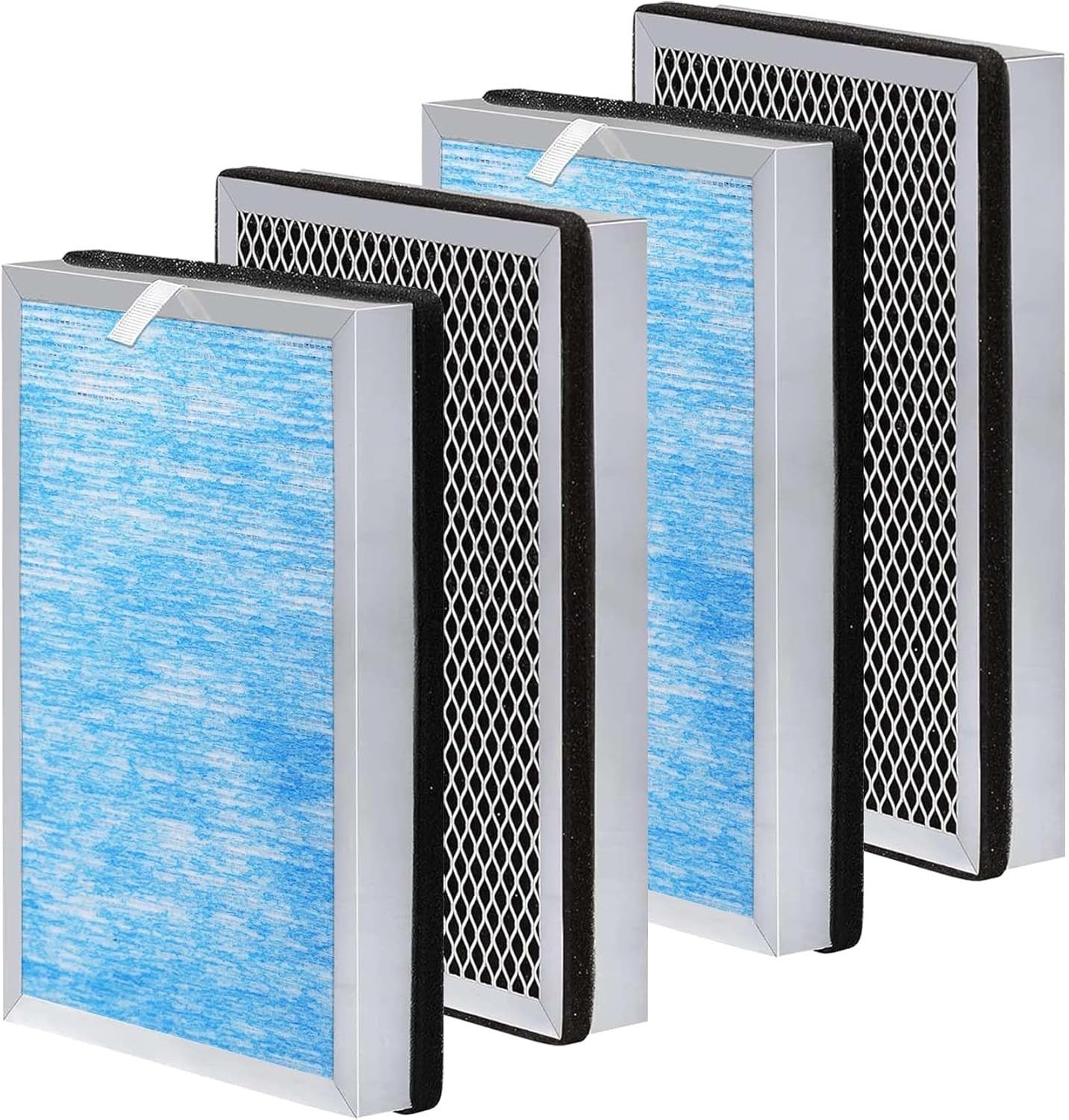 Upgraded MA-25 Replacement Filters 4-Pack – Fits S1/W1/B1 Air Purifier Blue