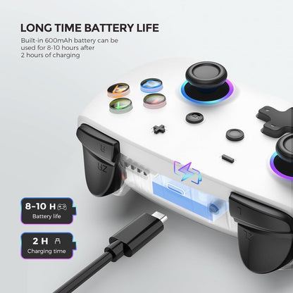 Switch Controller for Switch 2 with RGB/Turbo/Marko/Vibration/6 Axis Gyro/Wakeup