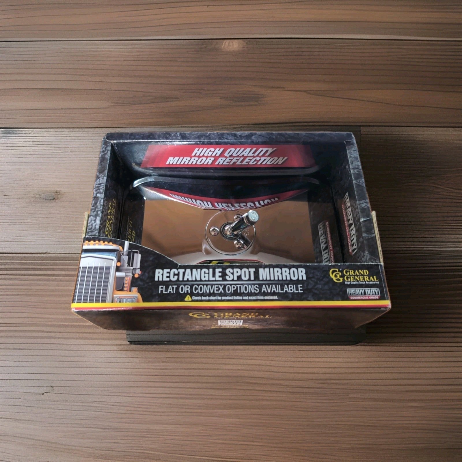  33085 Chrome Center Mount 5-1/2 X 8-1/2 inches Chrome plated Flat Mirror