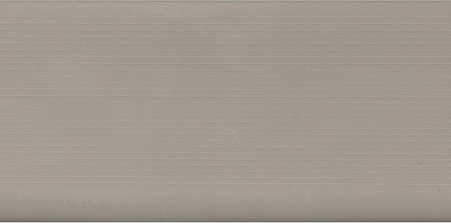4" x 120' Vinyl Cove Wall Base Trim Roll – Aircraft Carrier Gray PVC Molding