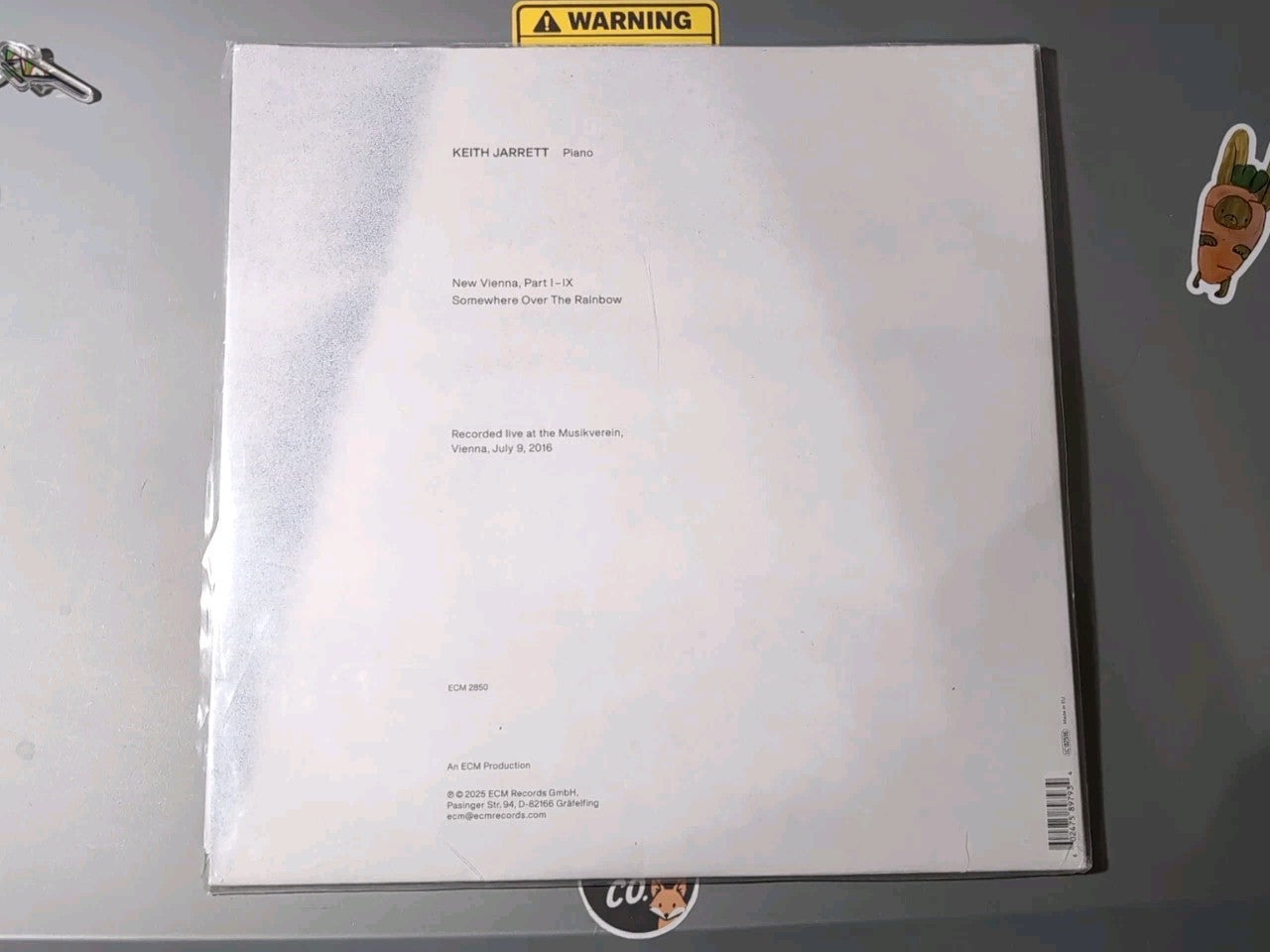 Keith Jarrett New Vienna (Vinyl) 12" Album