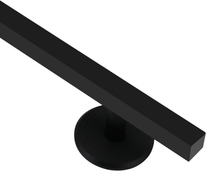 Fingerboard Rail Aluminum Skate Obstacle Non Slip Base 9.8in Black