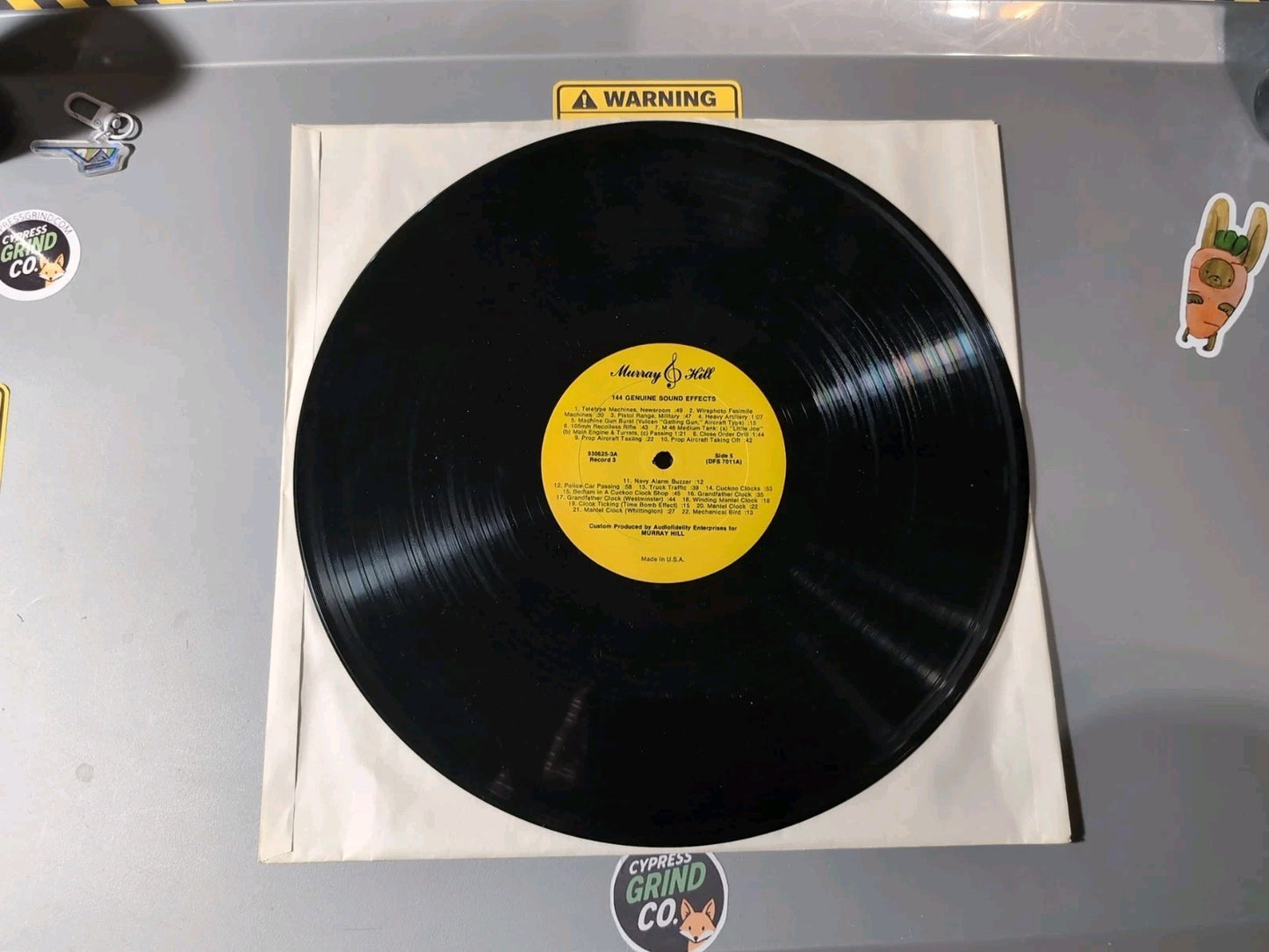 144 GENUINE SOUND EFFECTS 3 LP BOX SET Murray Hill 930625