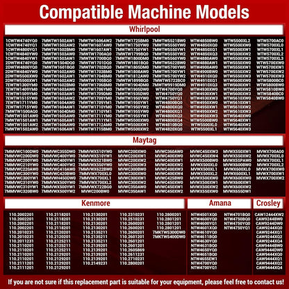 W10006355 Washer Shift Actuator Compatible with Whirlpool, Maytag, Kenmore Washi