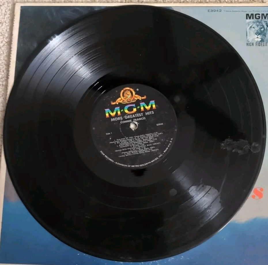 Connie Francis - More Greatest Hits [vinyl - 12"] 1961 MGM E3942