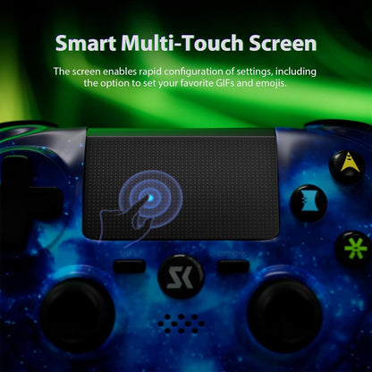 2 Pack Wireless Controllers for PS4/Pro/Slim/PC – Pink & Blue Dual Set