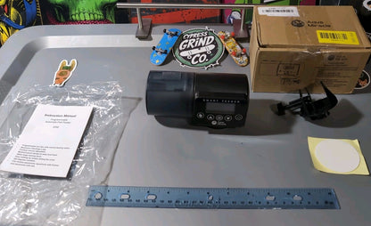 AquaMiracle Automatic Fish Feeder Programmable Timer Adjustable 200ml Drum