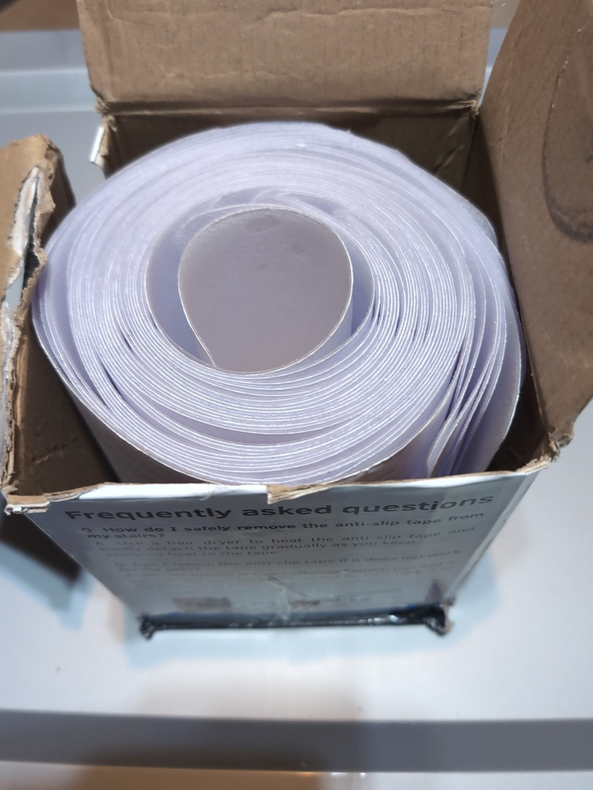 6"x30" Clear Non-Slip Stair Tread Tape 14-Pack Indoor Outdoor Safety Strips