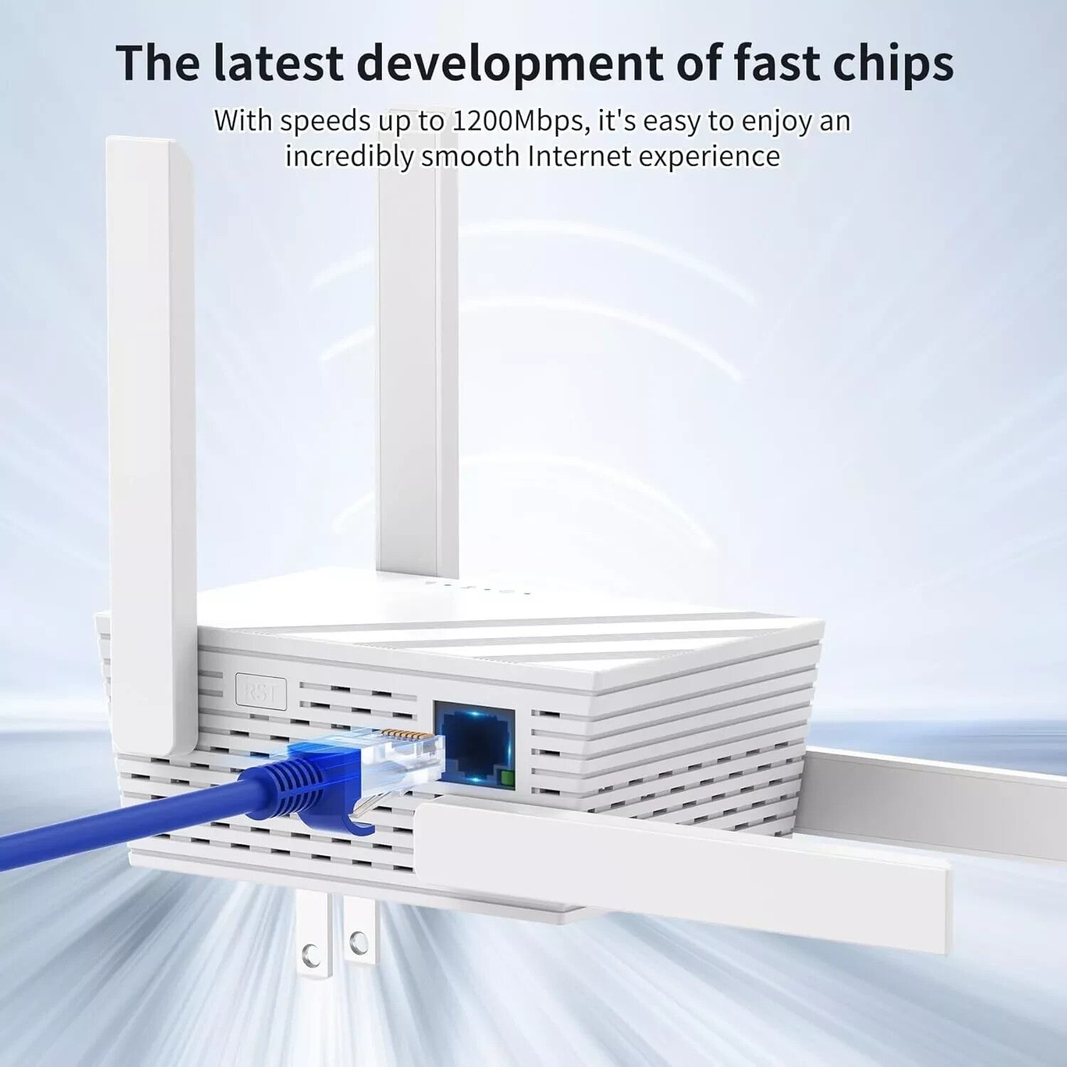 2025 WiFi Extender Signal Booster, WiFi Extender 5GHz/2.4GHz 1200Mbps WiFi Range