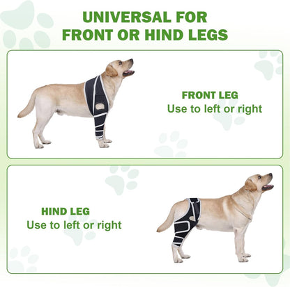 Dog Knee Brace for Torn ACL, Hip Dysplasia, Dog CCL Brace Front Leg or Rear XS