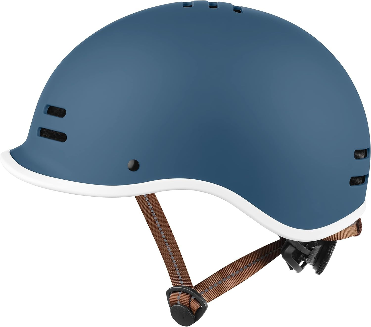 Retrospec Remi Kids Bike Helmet Youth 49-53cm Matte Navy Visor (Small)