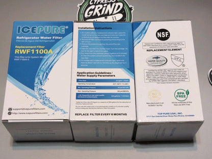 ICEPURE DA29-00003G Refrigerator Water Filter 3 Pack Replacement for Samsung