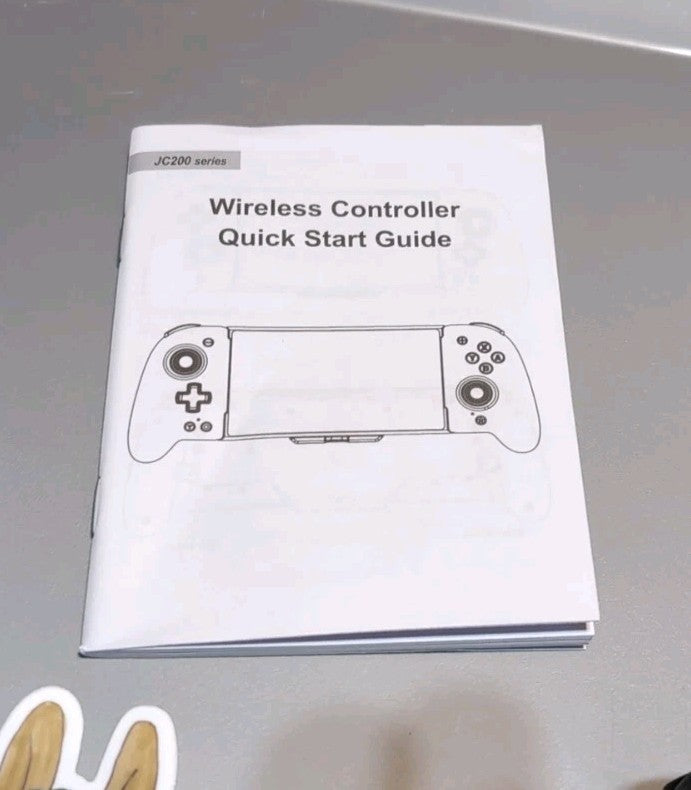 No-Drift Switch Controller Full-Size Grip Wireless Joypad w/ Lights Spider Silk