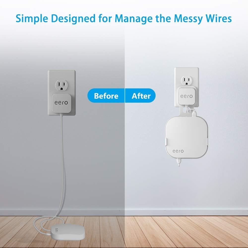 Wall Mount Holder for eero Pro WiFi System 3 Pack Bracket Stand -Not for 6/6 PRO