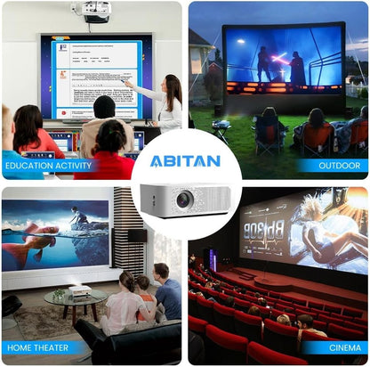 ABITAN ELPLP91 / V13H010L91 Replacement Lamp w/ Housing for Epson Projectors