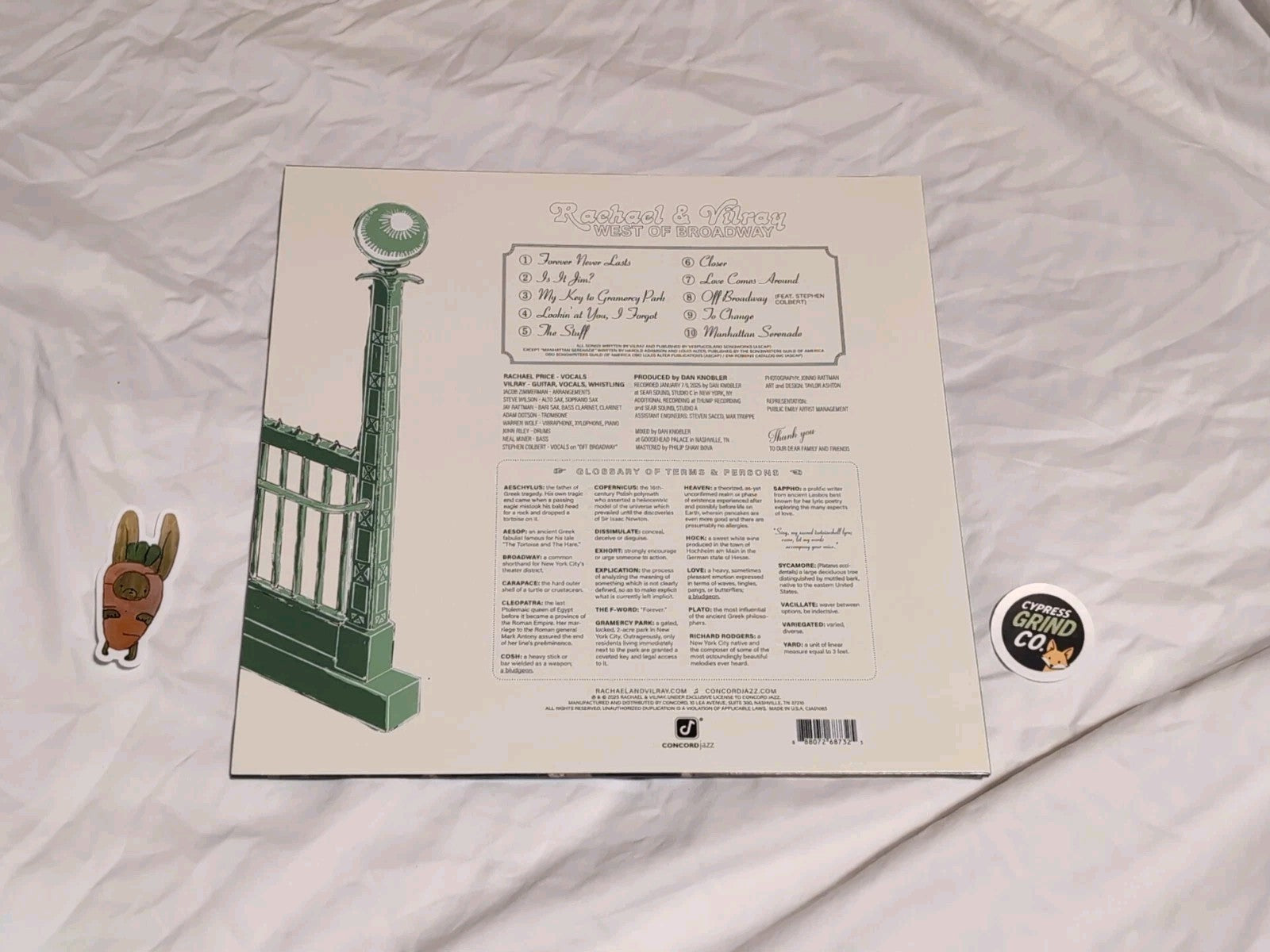 RACHAEL & VILRAY WEST OF BROADWAY NEW LP