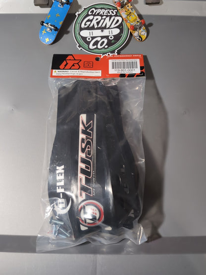 Tusk D-Flex Handguards Black MX Shields | Aluminum Wrap | Fits 7/8" Bars