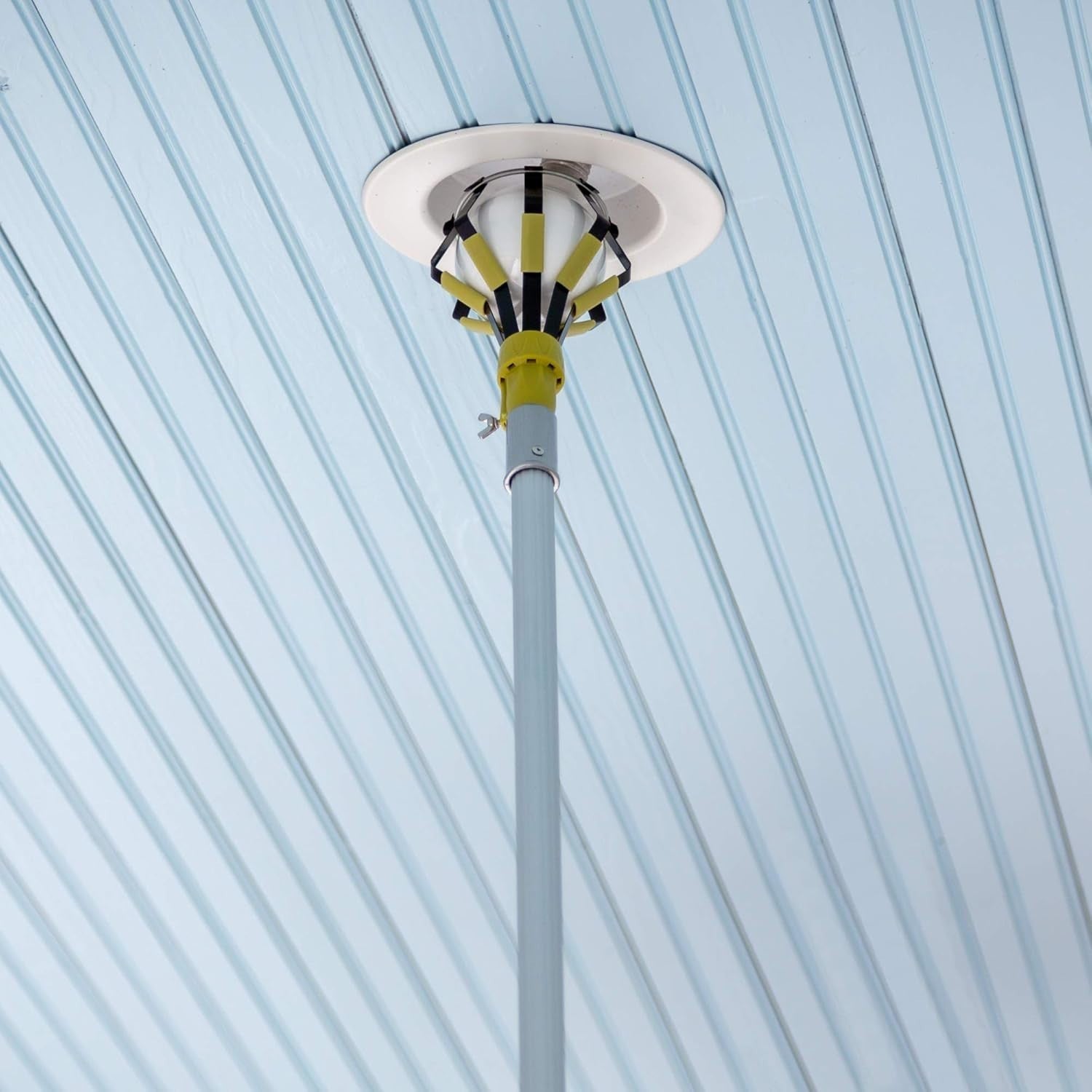 Light Bulb Changer Kit w/ 30 Ft Heavy Duty Extension Pole & Duster High Ceilings