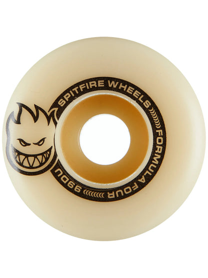 Spitfire Skateboard Wheels 50mm Lil Smokies Tablet F4 99A - New - White w/ Black