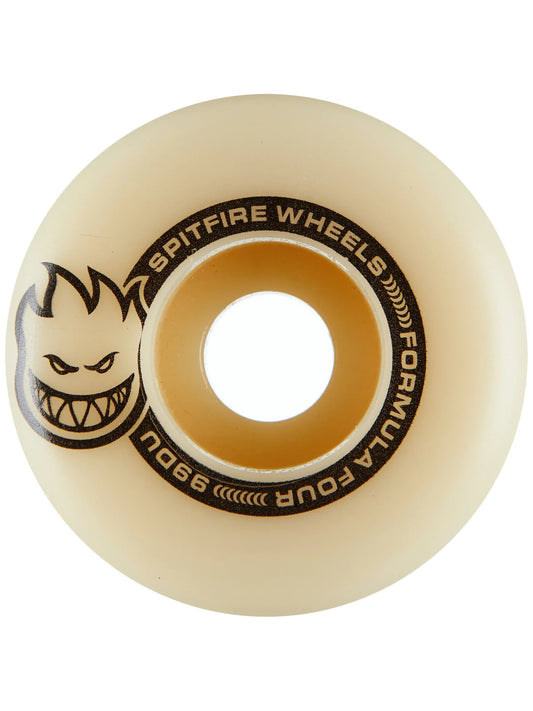 Spitfire Skateboard Wheels 50mm Lil Smokies Tablet F4 99A - New - White w/ Black