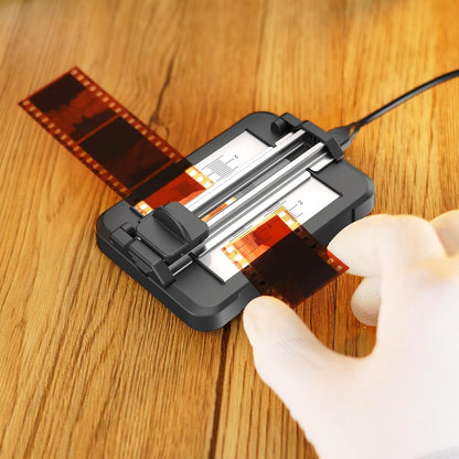 JJC Negative Slide Film Cutter for 35mm 120 Format Strip 35mm Film Trimmer USB-C
