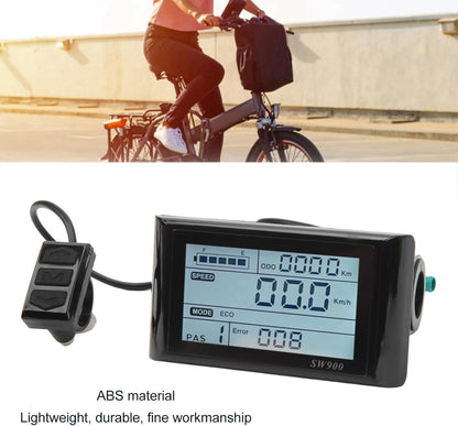 Electric Bike LCD Display Panel 5-Pin 24V/36V/48V Compatible JN Controller Light